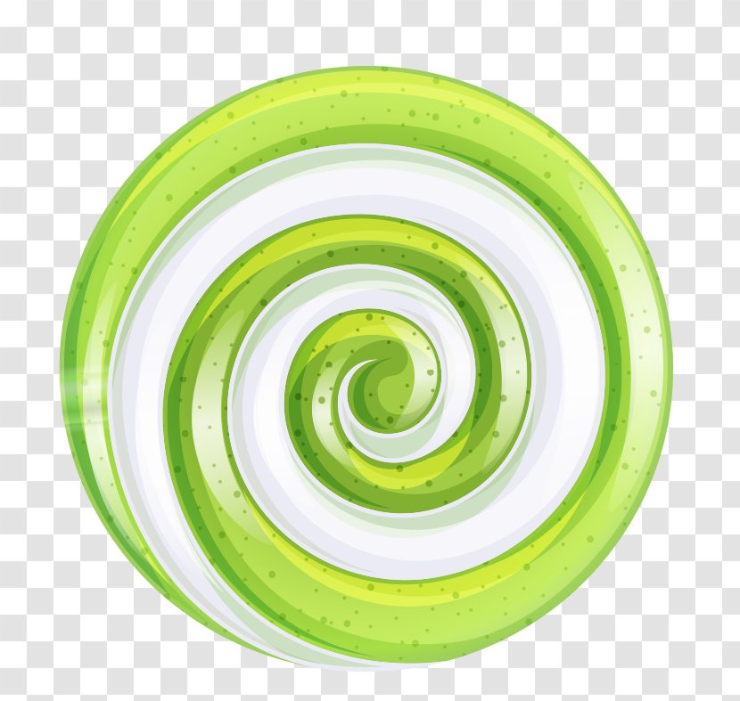 Lollipop Circle Clip Art - Green Transparent PNG