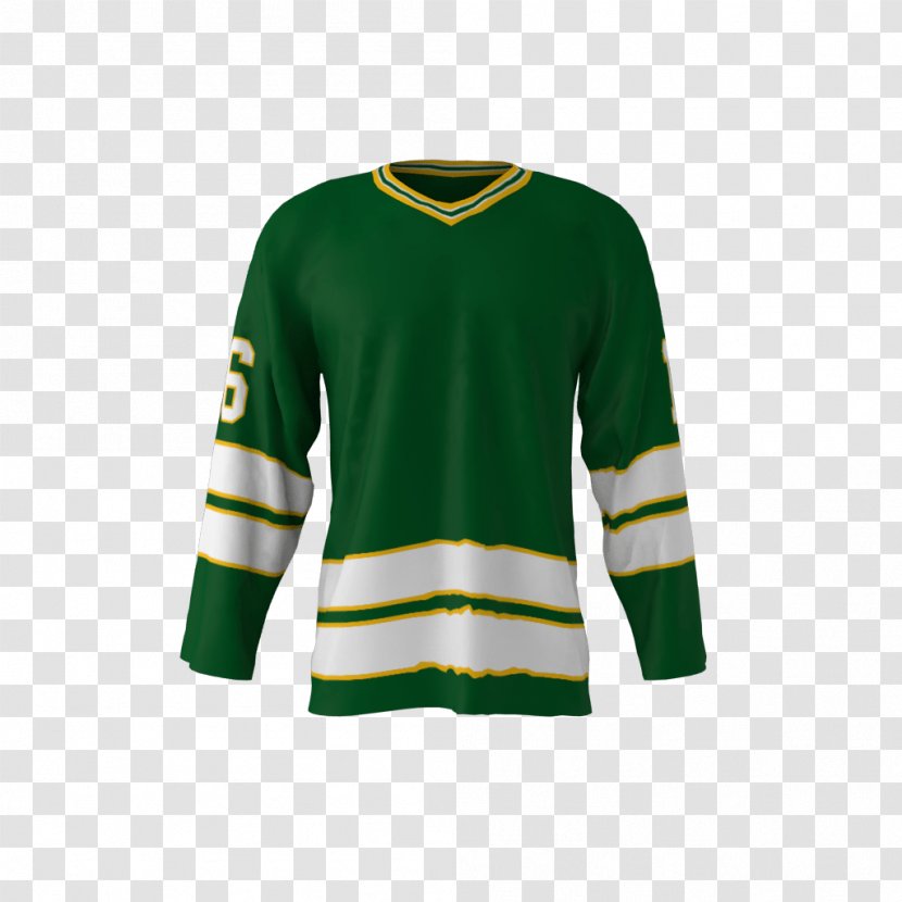 Jersey Sweater Sleeve Hockey T-shirt - Sportswear - Messi Green Transparent PNG