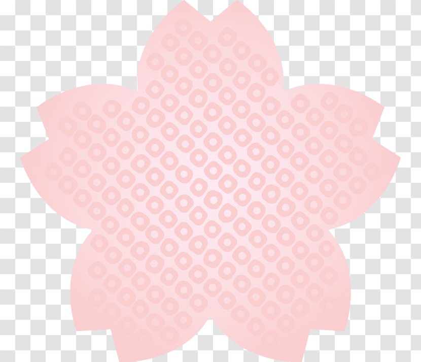 Petal Heart Pattern - Pink - Floral Decoration Transparent PNG