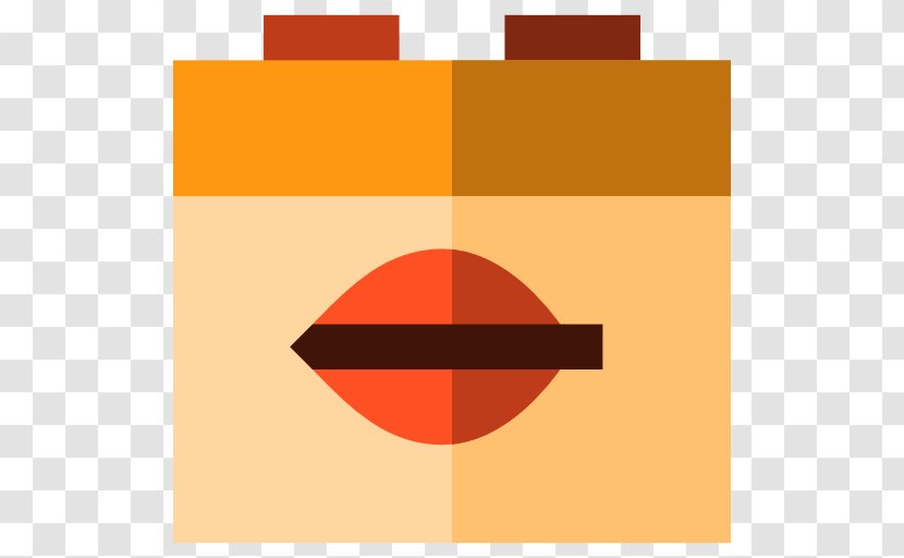 Calendar Icon - Cartoon - Lips Transparent PNG