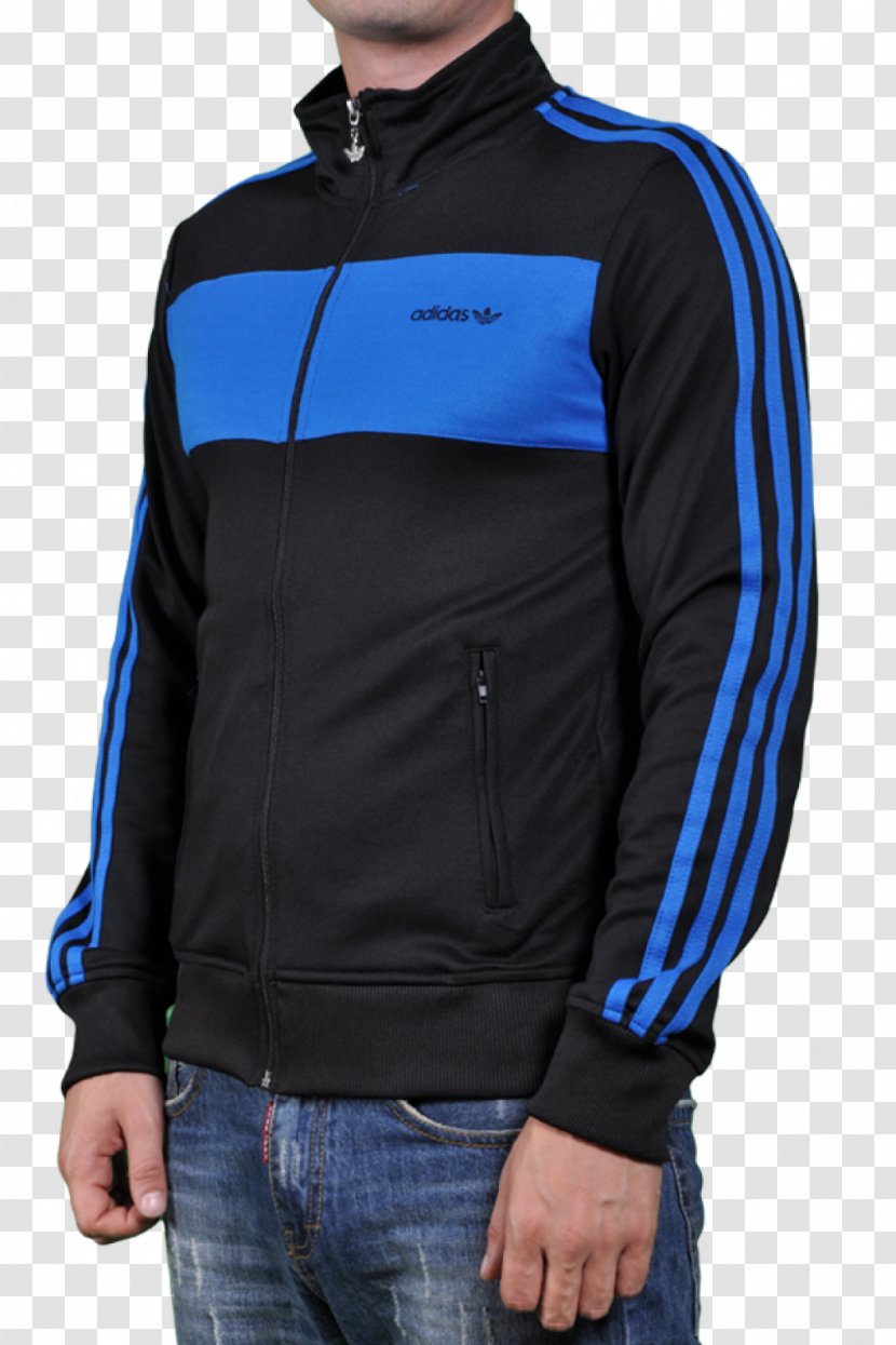 Electric Blue Cobalt Jacket Polar Fleece - Microsoft Azure - Adidas Transparent PNG