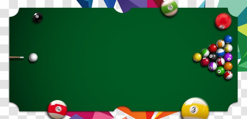 Billiards Poster Snooker - Baize - Billiard Table Transparent PNG