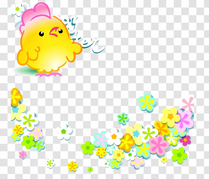 Easter Bunny Chicken Egg - Area - Chicks Transparent PNG