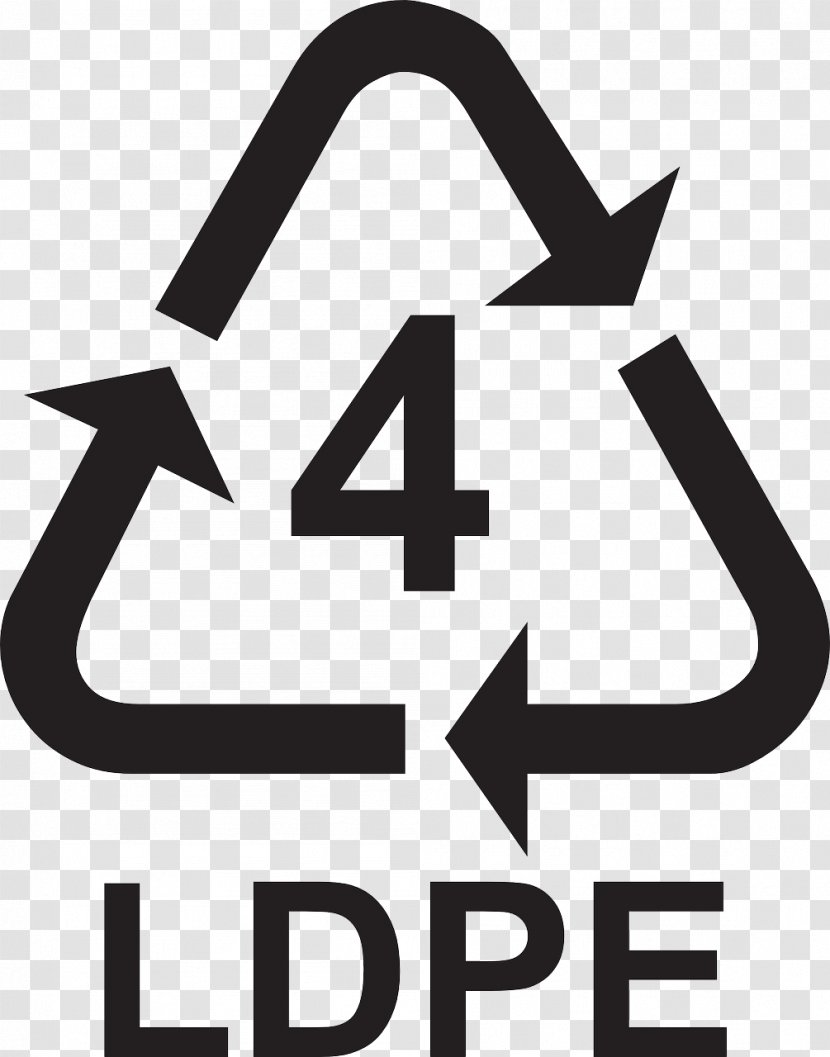 Plastic Bag Low-density Polyethylene Recycling Symbol - Food Packaging - Bottle Icon Transparent PNG