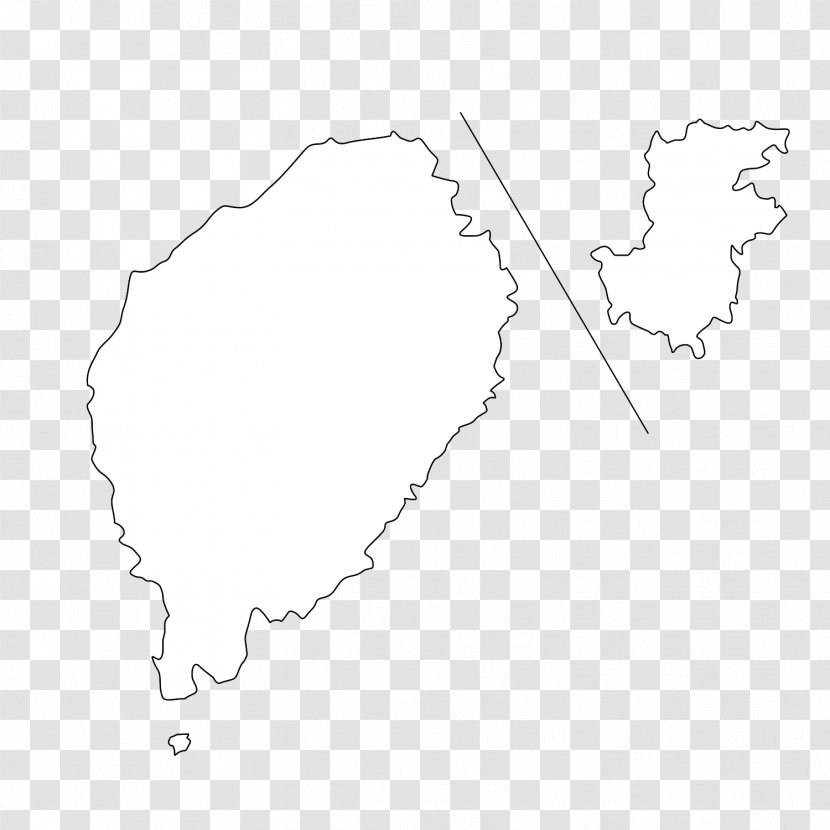 White Drawing Point Map Transparent PNG