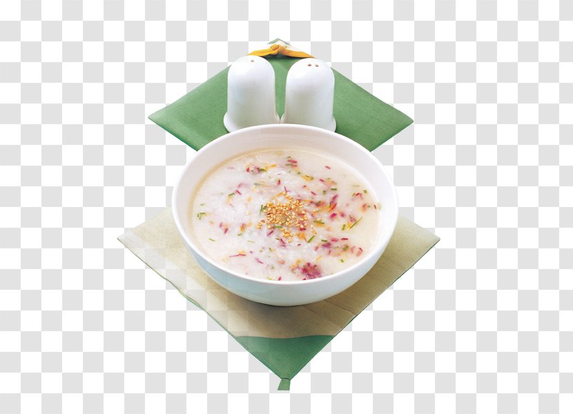 Congee Chinese Cuisine Porridge Gruel Soup - A Simple Bowl Of Shrimp Transparent PNG