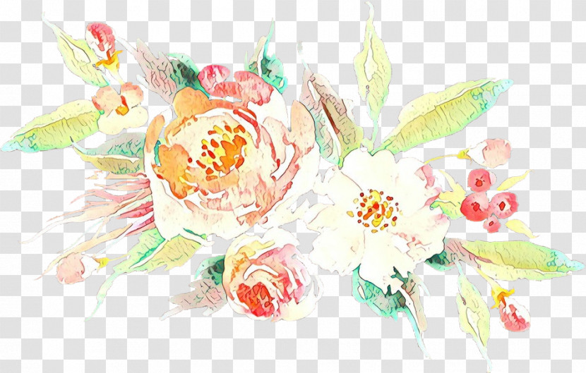 Watercolor Paint Flower Plant Cut Flowers Transparent PNG