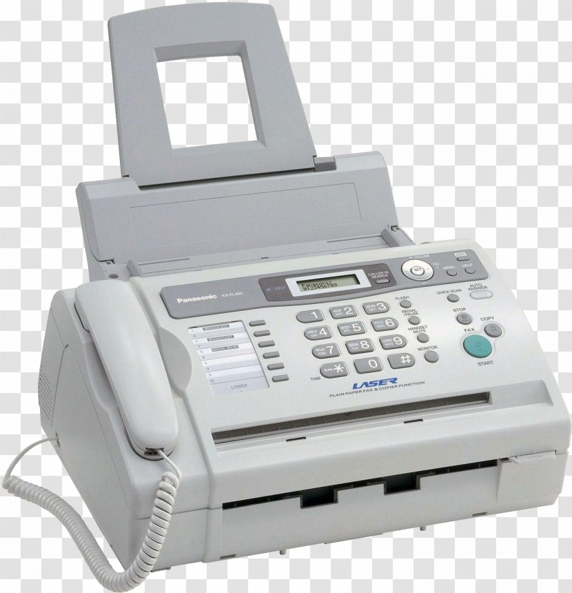 Paper Fax Panasonic Printer Photocopier - Cash Register Transparent PNG