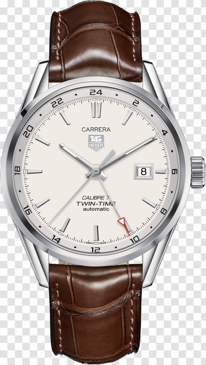 TAG Heuer Carrera Calibre 5 Automatic Watch Chronograph - Brand Transparent PNG