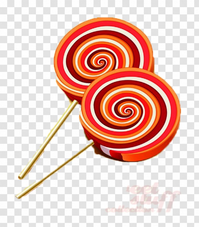 Lollipop Candy Cane Chocolate Bar - Confectionery - Bottomed Picture Material Transparent PNG