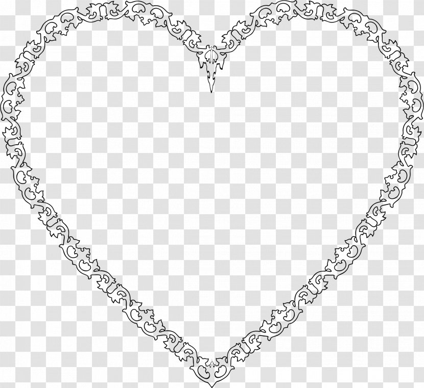 Heart Clip Art - Valentine S Day - Decorative Line Transparent PNG