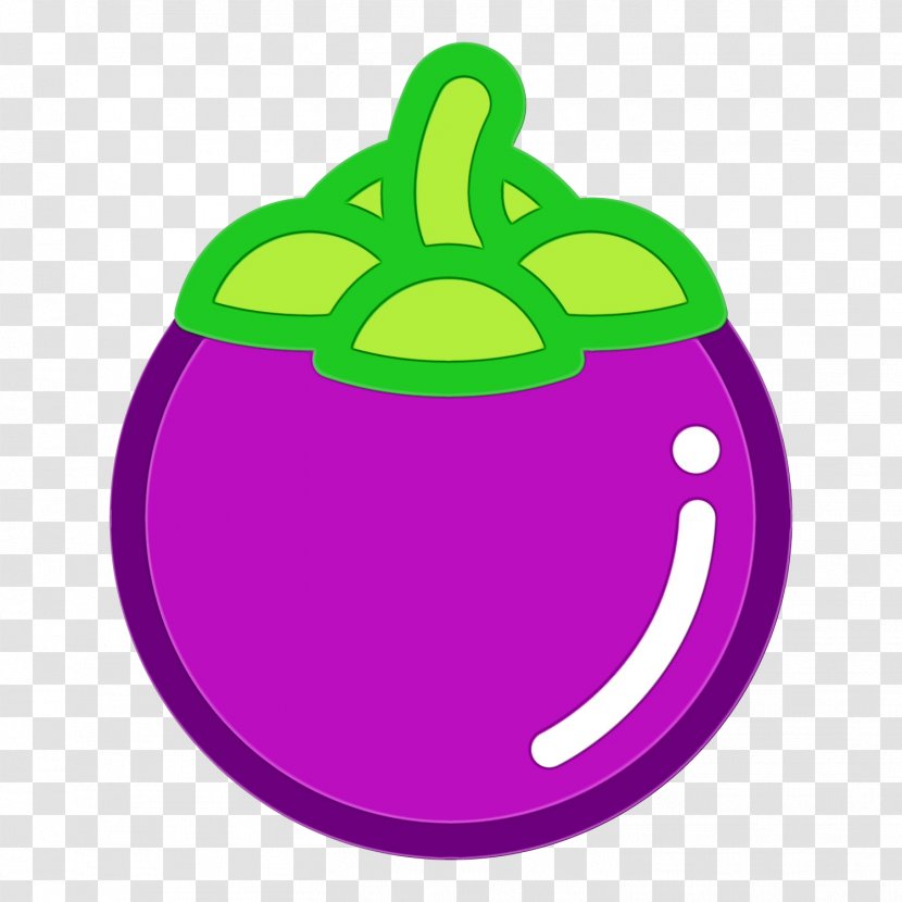Green Circle - Violet - Smile Eggplant Transparent PNG