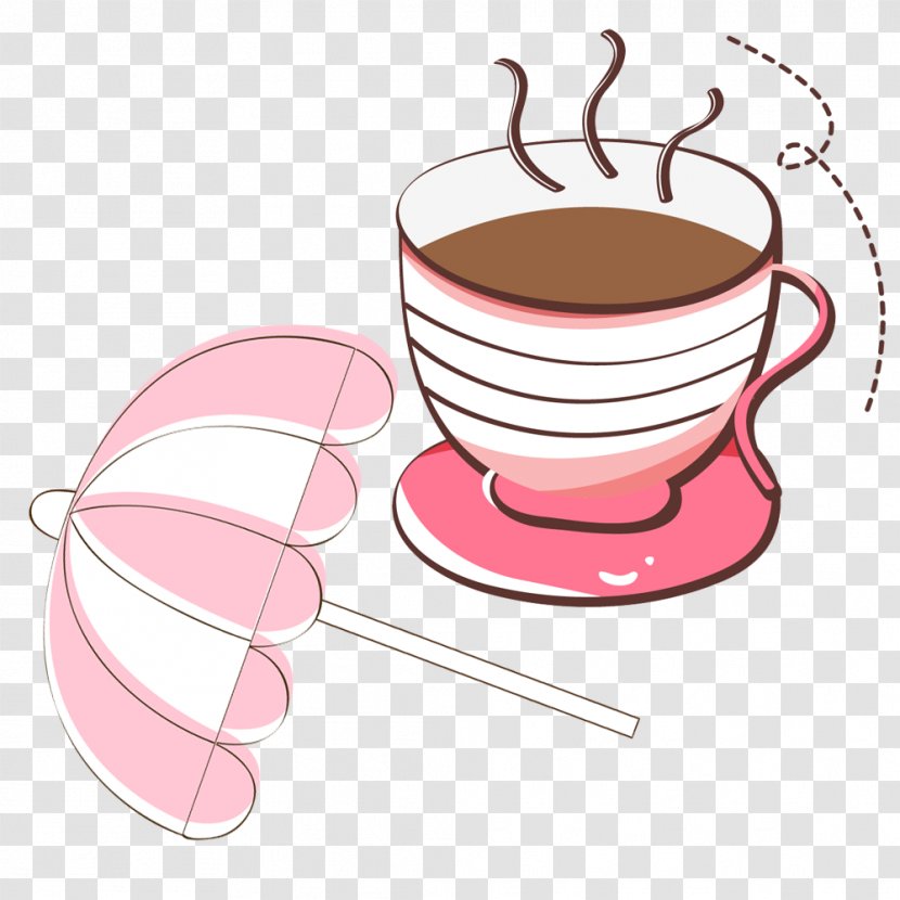 Tea Design Clip Art Image - Drinkware - Afternoon Graphic Transparent PNG
