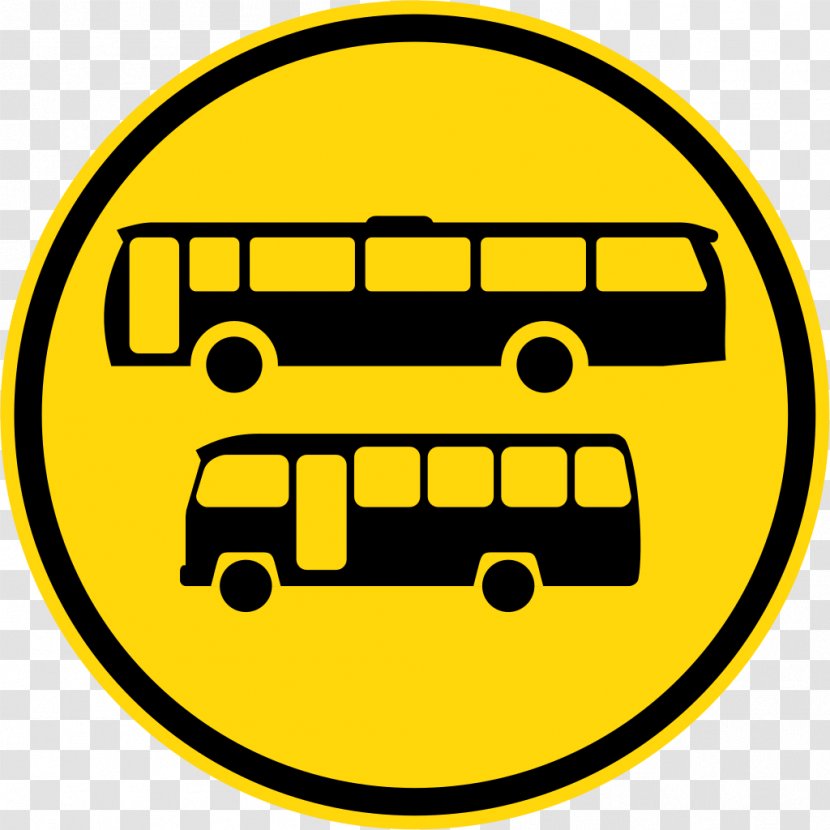 Car Traffic Sign Clip Art Bus Vehicle - Yellow Transparent PNG