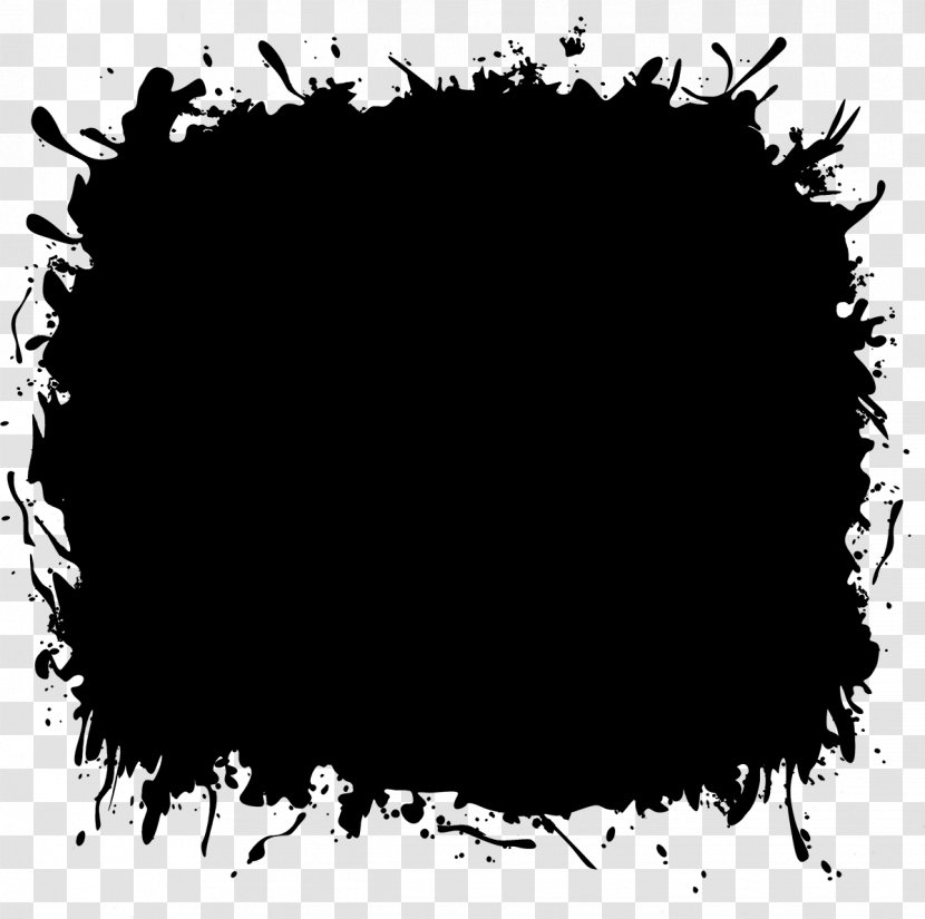 Photography Computer Software - Black And White - Paint Smudge Transparent PNG