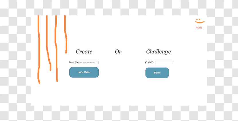Screenshot Logo Web Page - Challenge Accepted Transparent PNG