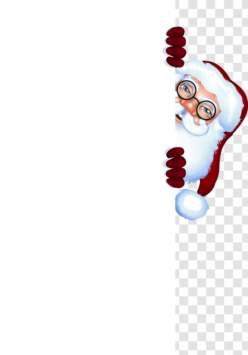 Santa Claus Christmas Clip Art - Finger - Saint Nicholas Transparent PNG