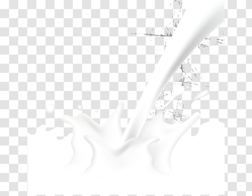 Brand Black And White Graphic Design - Symmetry - Milk Splash Transparent PNG