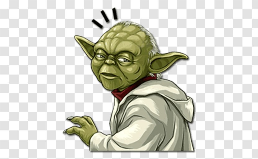 Yoda Star Wars Sticker Telegram The Walt Disney Company Transparent PNG