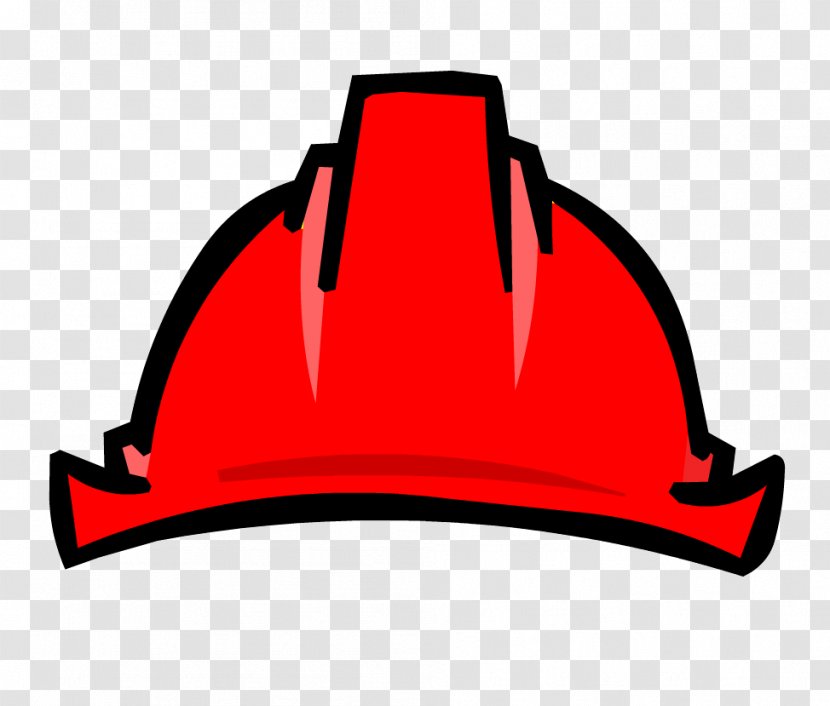 Club Penguin Hard Hats Cap Clip Art - Red Hat Society Transparent PNG