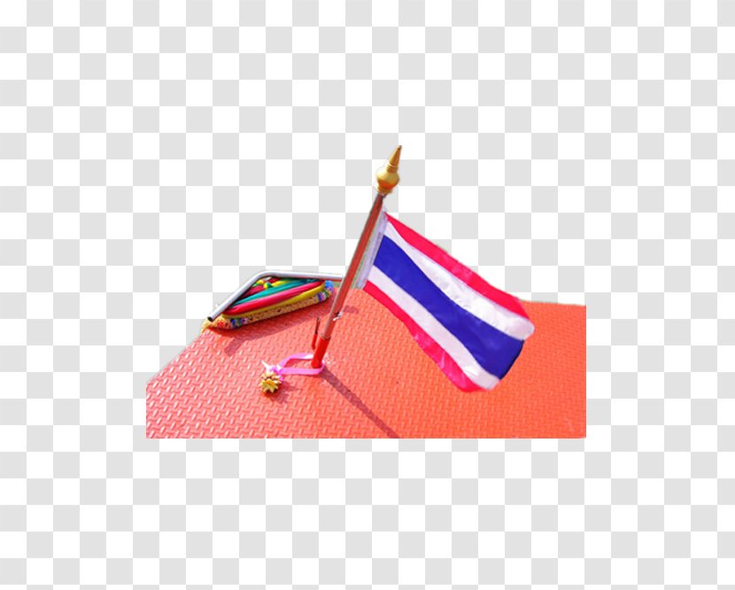 Flag Of Thailand Management Workforce Factory - On The Bow Wind Flowing Transparent PNG