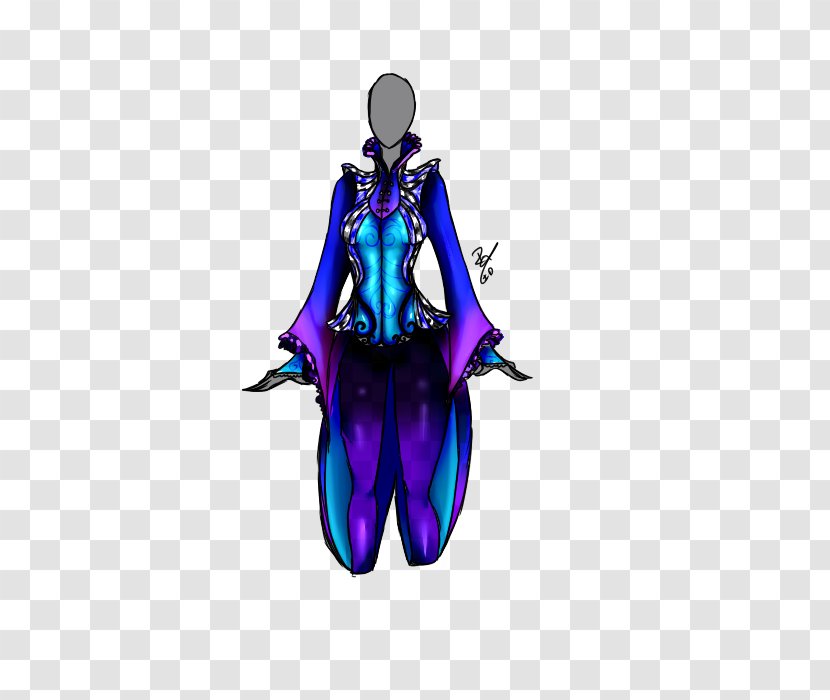 Costume Design Figurine Supervillain - Electric Blue - Alice In Wonderland Tim Burton Transparent PNG