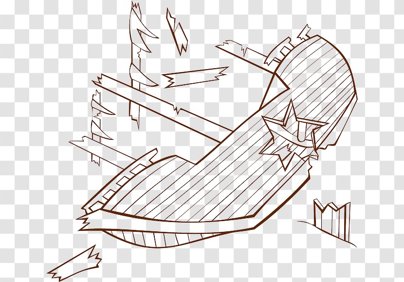 Shipwreck Drawing Clip Art - Hand - Seabed Cartoon Transparent PNG