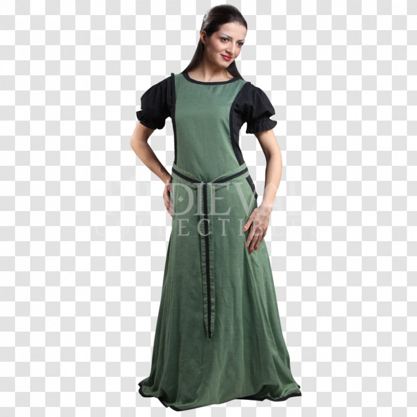 Gown Sleeve English Medieval Clothing Dress - Heart Transparent PNG
