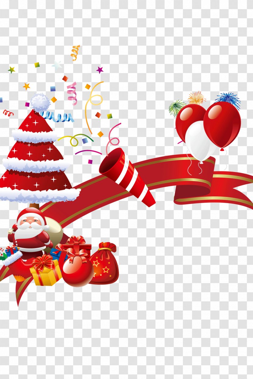 Christmas Decoration SMS Illustration - Creative Transparent PNG
