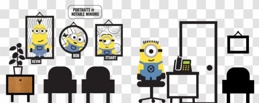 Minions Goggles Despicable Me Illumination Animated Film - Brand - Reception Table Transparent PNG