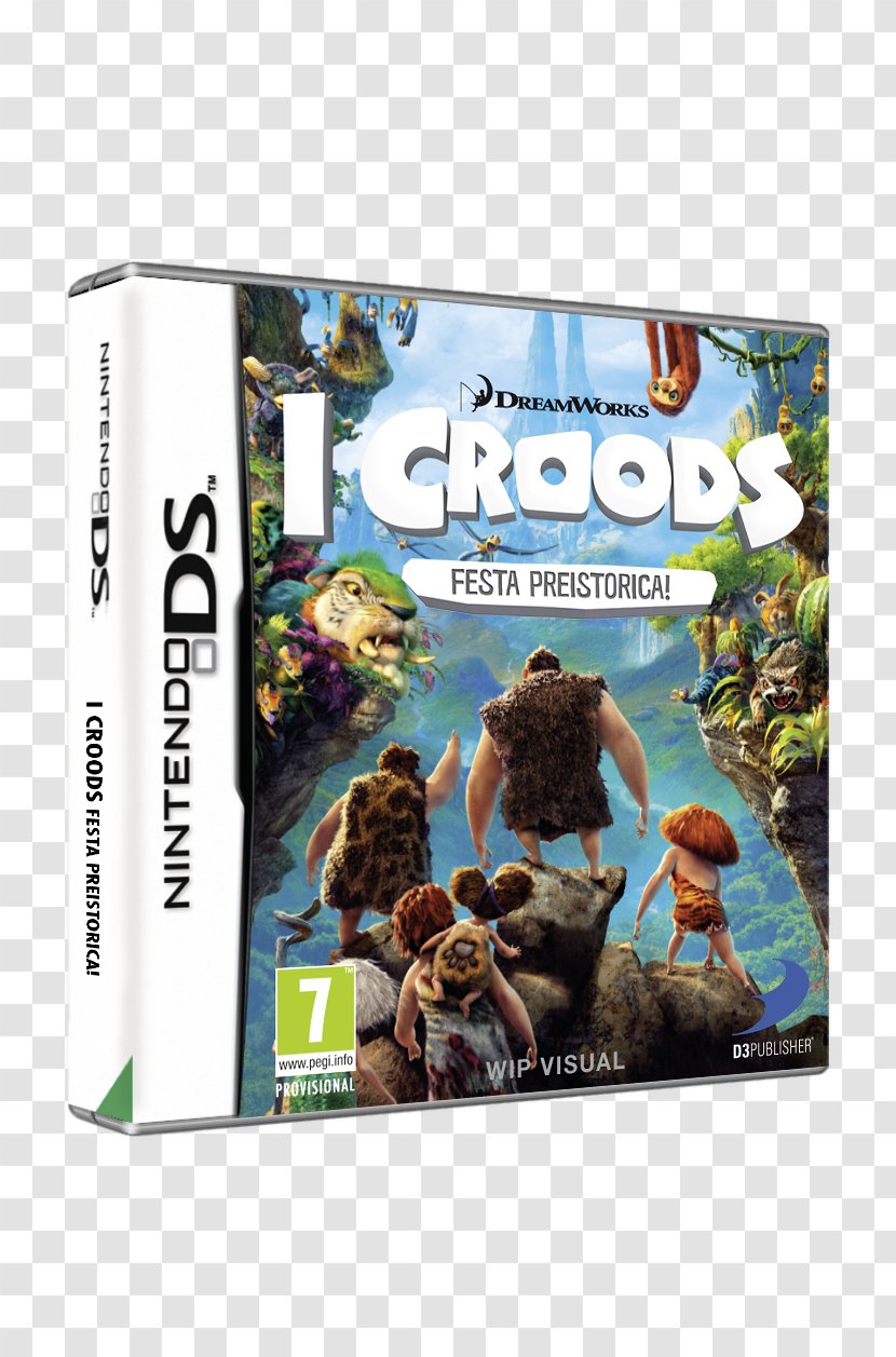 Prehistory The Croods Nintendo DS 3DS Namco - 3ds Transparent PNG