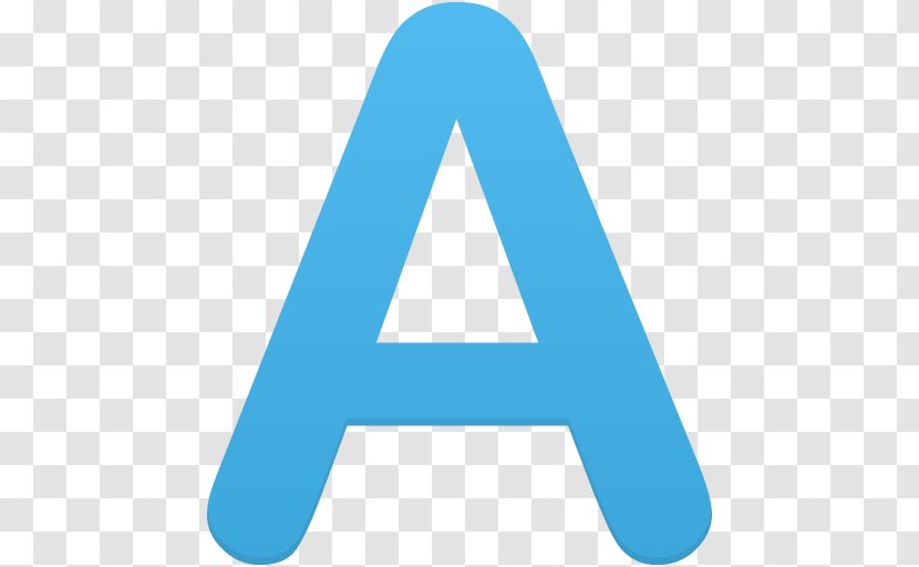 Blue Triangle Symbol - Aqua - Font Transparent PNG