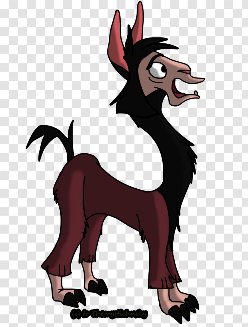 Llama Kuzco YouTube Drawing Character - Goat Antelope - Youtube Transparent PNG