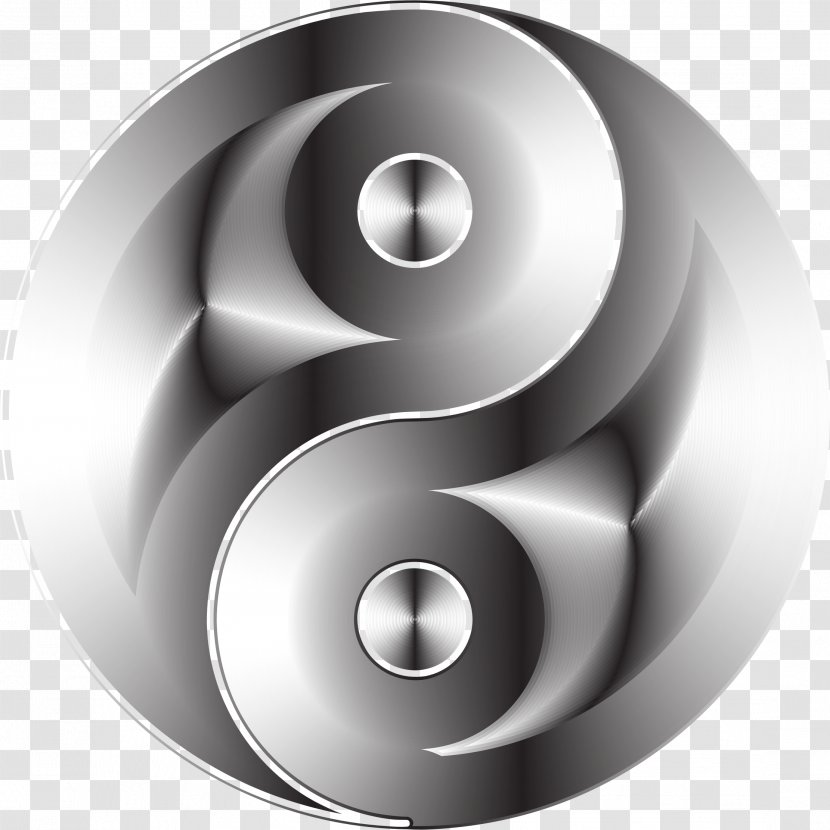 Yin And Yang Black White Clip Art - Photography Transparent PNG