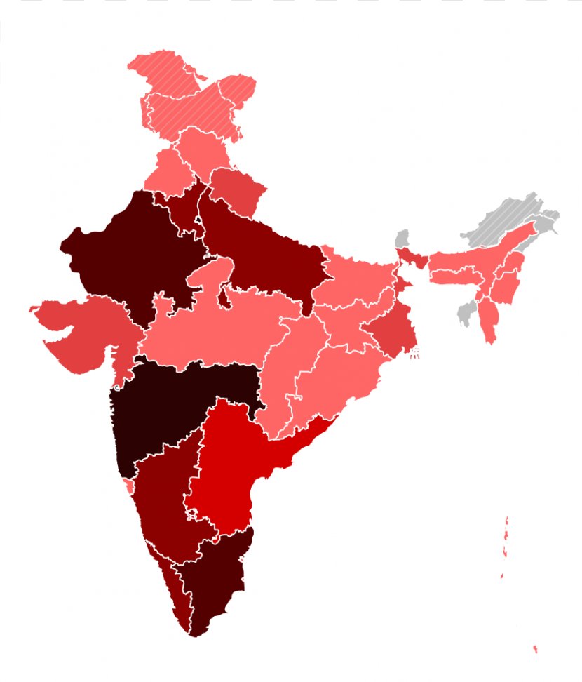 Maharashtra United States And Territories Of India Map - Indian Transparent PNG