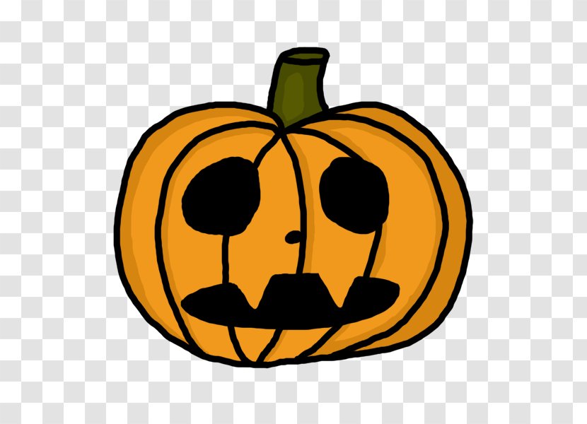 Pumpkin Jack-o'-lantern Halloween Clip Art - Cucurbita - Yellow Transparent PNG