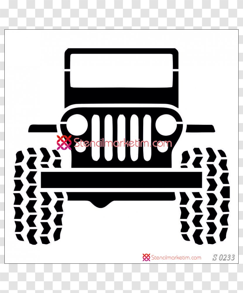 2012 Jeep Wrangler Car Grand Cherokee Baby Shower - Sticker Transparent PNG
