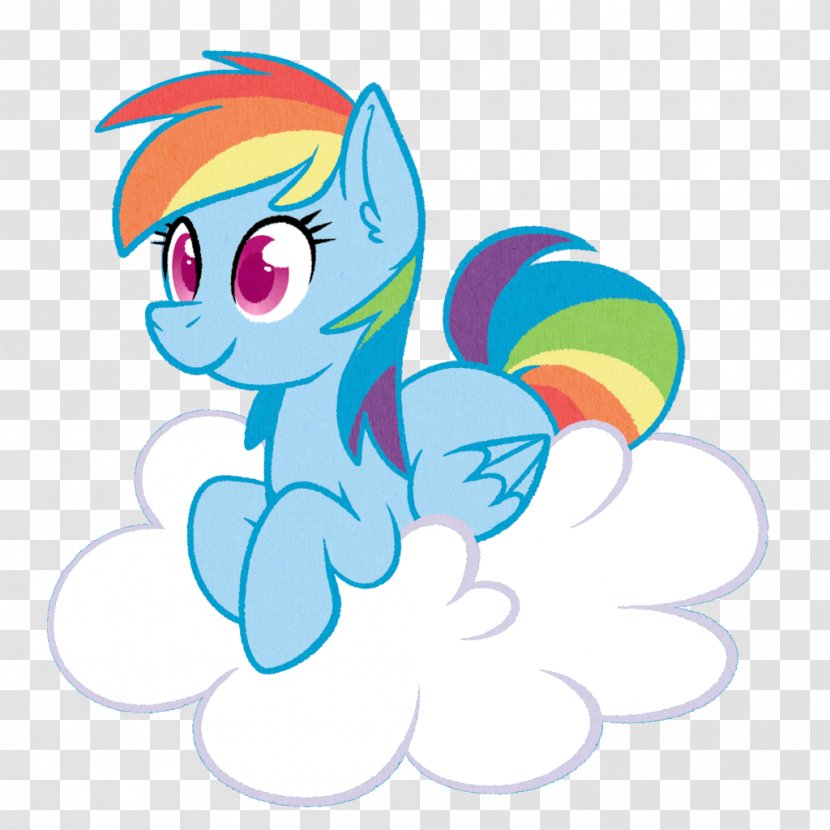 Rainbow Dash Pony Cat Horse - Heart - My Little Transparent PNG