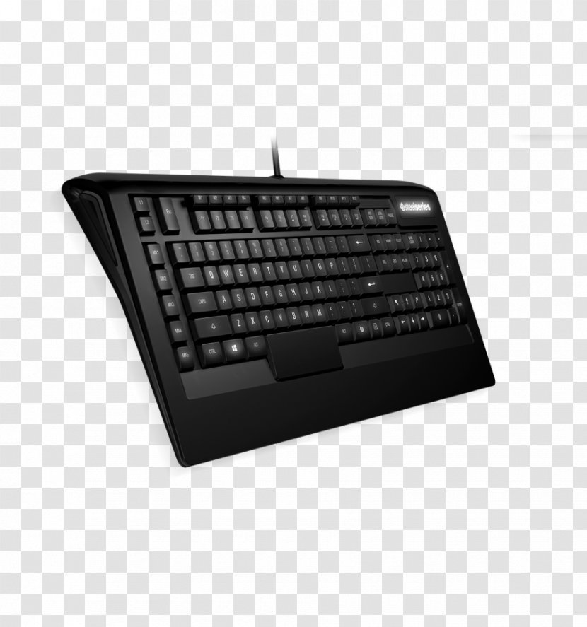 Computer Keyboard Mouse Gaming SteelSeries Apex 100 Keypad - Input Device Transparent PNG