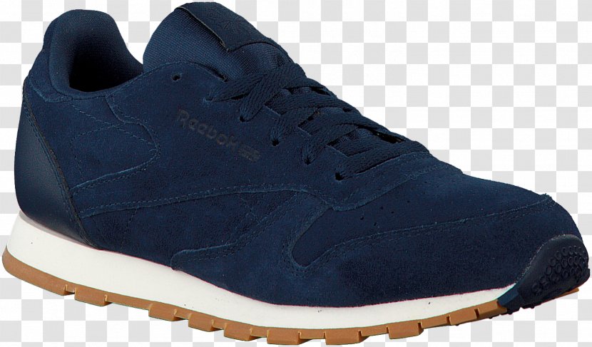 Sneakers Shoe Blue Suede Leather - Reebok Transparent PNG