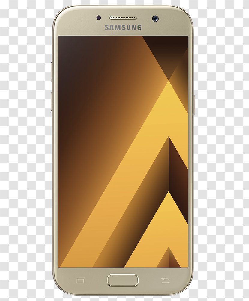 Samsung Galaxy A5 (2017) Smartphone Gold Sand - A7 2017 Transparent PNG