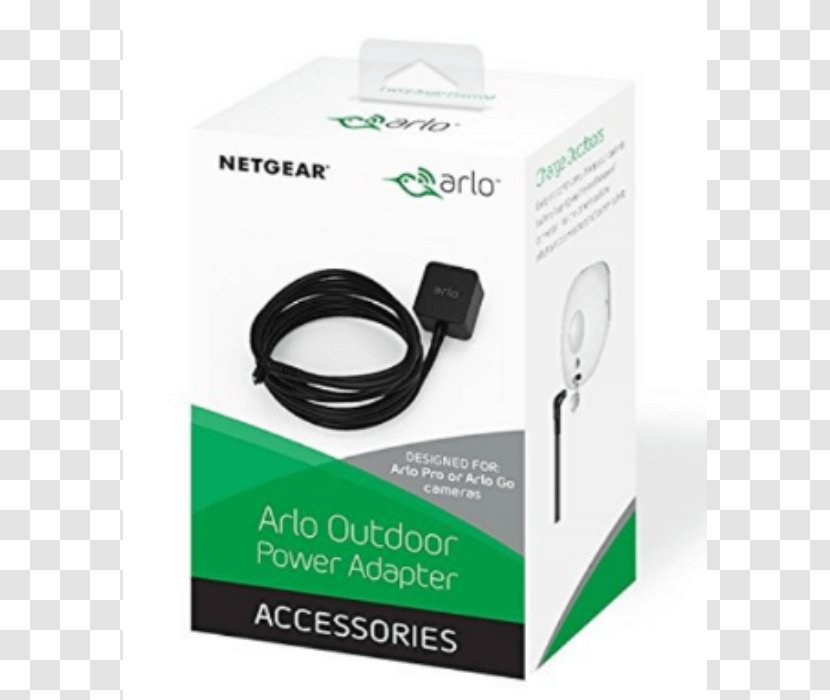 Wireless Security Camera NETGEAR Arlo VMC4030 Pro VMC4-30 AC Adapter - Power Cord Transparent PNG