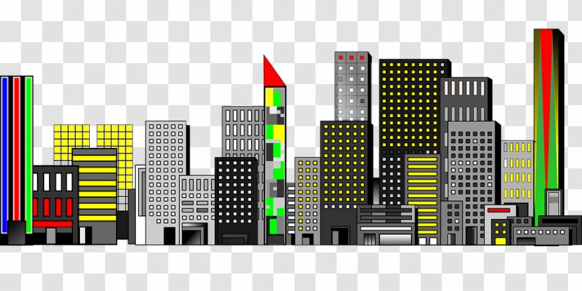 Clip Art - Urban Design - Skyline Transparent PNG
