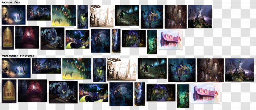 Epic Mickey Collage Video Concept Art - Picture Frame Transparent PNG