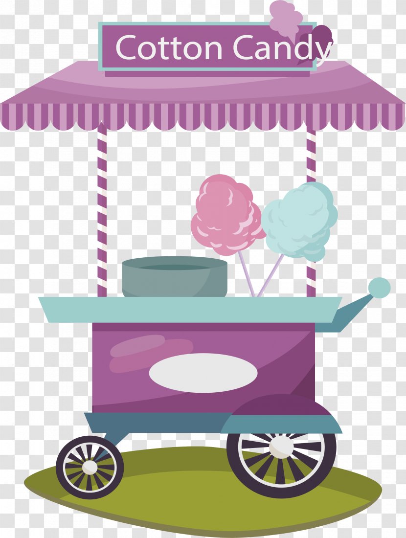 Cotton Candy Vector Graphics Image Design - Table - Candyfloss Transparent PNG