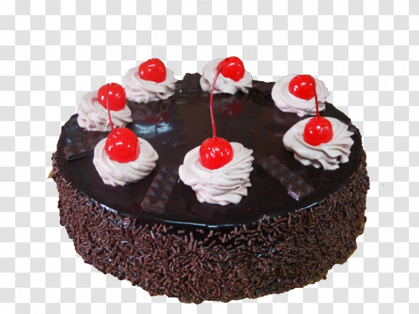 Chocolate Cake Black Forest Gateau Sachertorte Brownie - Pasteles Transparent PNG