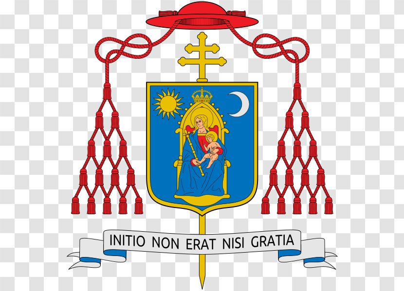 Coat Of Arms Cardinal Crest Santi Pietro E Paolo A Via Ostiense Bishop - Terccedilo Ribbon Transparent PNG