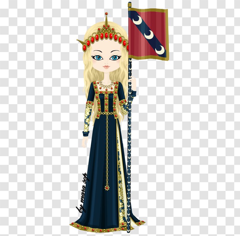 Costume Doll Juliet Art Unicorn - Puppet - Symbols From The Middle Ages French Transparent PNG