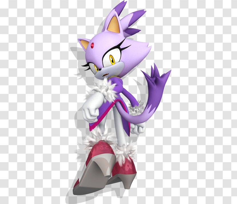 Sonic Rush The Hedgehog Generations Mario & At Olympic Games Chaos - Amy Rose - Blaze Cat Wedgie Transparent PNG
