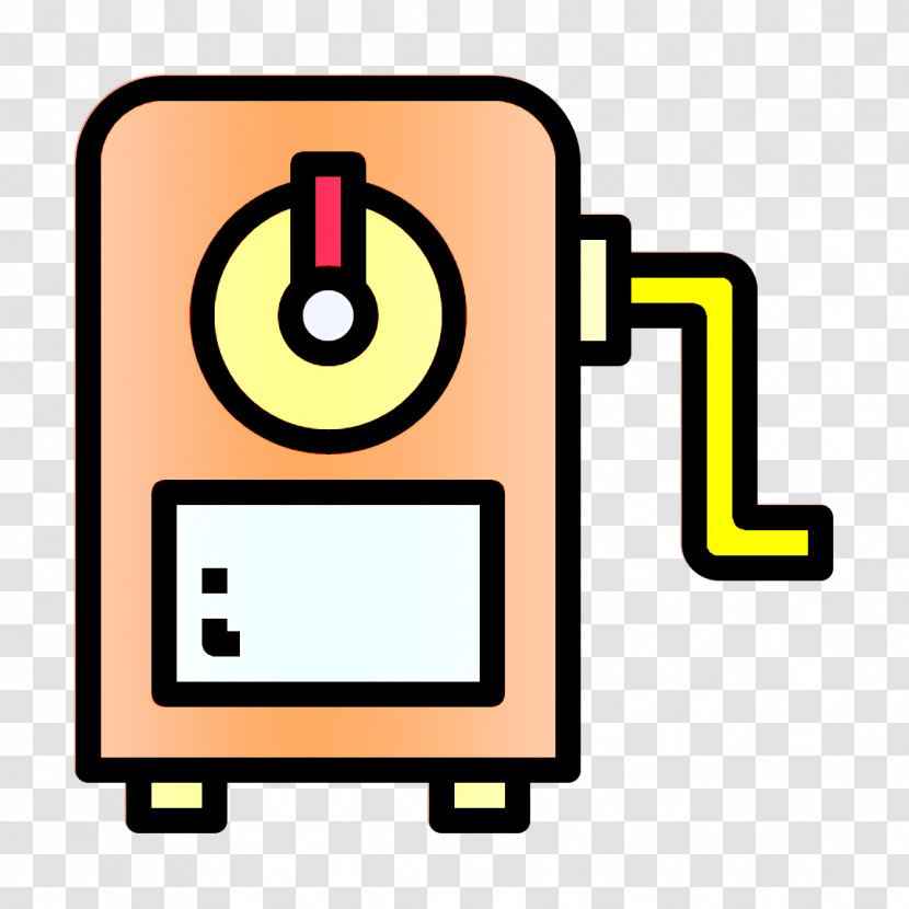 Pencil Icon Office Stationery Icon Sharpener Icon Transparent PNG